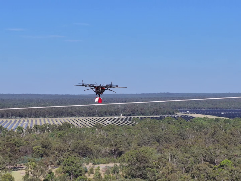 V-TOL Aerospace Marks Powerlink & Origin Energy Critical Infrastructure 