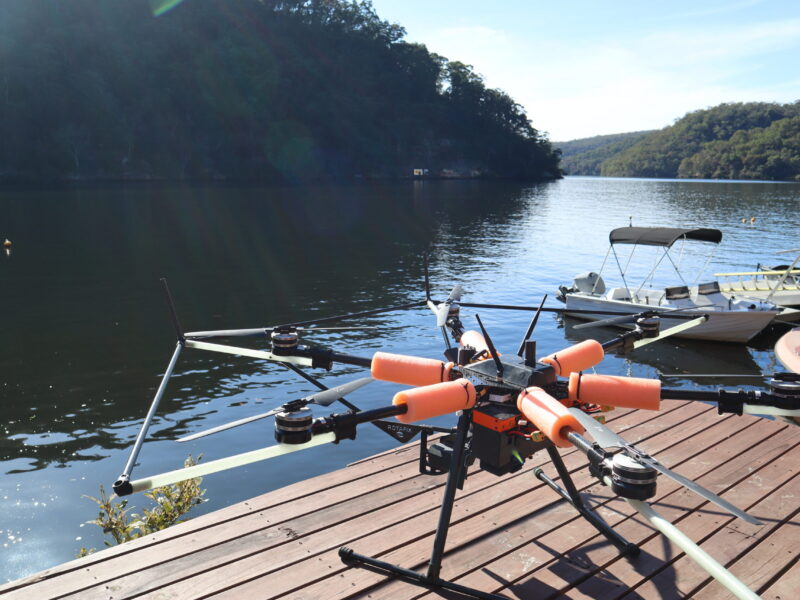 Marking AusGrid Conductors Crossing a Seaplane Landing Zone